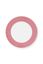 Royal Stripes Pastry Plate Dark Pink 17cm
