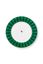 Love Birds Assiette Plate Rayures Vert 26.5cm