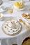 Assiette à Petit Déjeuner Dot Delight Blanc-Or 23cm