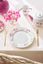 Assiette Plate Jolie Points Or Rose 26.5cm