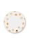 Set/2 Assiettes Dot Delight Blanc/Or 26.5cm