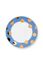 Set/2 Assiettes Dot Delight Bleu Clair/Or 23cm