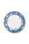 Set/2 Assiettes Dot Delight Bleu Clair/Or 26.5cm