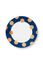 Set/2 Assiettes Dot Delight Bleu Marine/Or 21cm