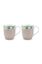 Blushing Birds Set/2 Tassen Klein Khaki