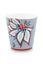 Oriental Flower Festival Set/4 Mugs Blue