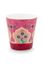 Lot de 4 Articles Tasses Oriental Flower Festival Rose Foncé