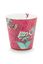 Lot de 4 Articles Tasses Oriental Flower Festival Rose Foncé