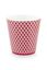 Lot de 4 Articles Tasses Oriental Flower Festival Rose Foncé