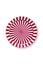 Royal Stripes Mug Flower & Tea Tip Dark Pink