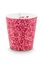 Royal Stripes Mug Flower & Tea Tip Dark Pink