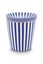 Tasse de Petite Taille & Conseil de Thé Royal Stripes Bleu
