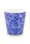 Royal Stripes Mok Bloemen & Theetip Blauw