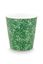 Tasse de Petite Taille Fleurs & Conseil de Thé Royal Stripes Vert