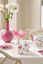 Set/2 Tasses de Grande Taille Jolie Points Or Rose