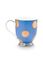 Set/2 Tasses Dot Delight Bleu Clair/Or 350ml 