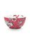 Flower Festival Schale Dunkelrosa 15 cm