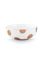 Set/2 Bol Dot Delight Blanc/Or 15cm