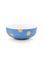 Set/2 Bowls Dot Delight Light Blue/Gold 20cm
