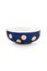 Set/2 Bowls Dot Delight Navy/Gold 20cm