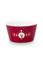 Kom Love Birds Medallion Hert Donkerrood 15cm