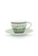 Tasse et Soucoupe à Expresso Lily&Lotus Moon Delight Vert Clair