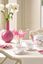Set/2 Tassen & Untertassen Jolie Punkte Gold Rosa