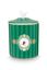 Pot de Stockage Love Birds Medallion Rayures Émeraude/Vert
