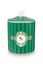 Pot de Stockage Love Birds Medallion Rayures Émeraude/Vert