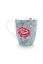 Flower Festival Tasse Gross Hellblau