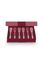 Oriental Flower Festival Set/6 Teaspoons Dark Pink