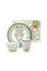 Set/3 Breakfast Set Lily&Lotus Light Green