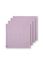 Stripes Set/4 Servietten Lila