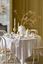 Set/2 Servetten Borduursel Sterren Goud