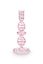 Kerzenständer Glas Strudel Rosa 20cm