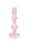 Kerzenständer Glas Strudel Rosa 22cm