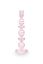 Kerzenständer Glas Strudel Rosa 28cm