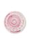 Kerzenständer Glas Strudel Rosa 28cm