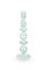 Bougeoir en Verre Tourbillon Bleu Clair 28cm