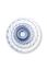 Bougeoir en Verre Tourbillon Bleu Foncé 20cm