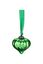 Ornament Glass Green 10cm