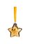 Ornament Glass Star Gold 10cm