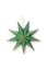 Christmas Star Paper Overall Print Dark Green 60cm