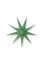 Christmas Star Paper Overall Print Dark Green 110cm