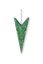 Christmas Star Paper Overall Print Dark Green 110cm