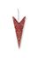 Christmas Star Paper Overall Print Dark Red 110cm