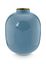 Vase en Métal en Coloris Bleu 32cm