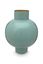 Vase en Métal en Coloris Vert Clair 42 cm