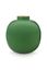 Vase en métal en coloris vert foncé 23cm