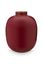 Metalen Vaas Donkerrood 32cm